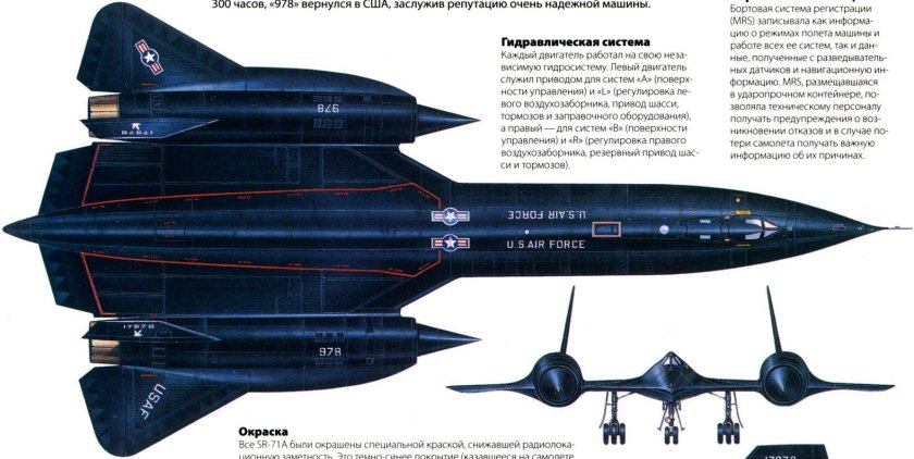 SR-71 Blackbird чертежи