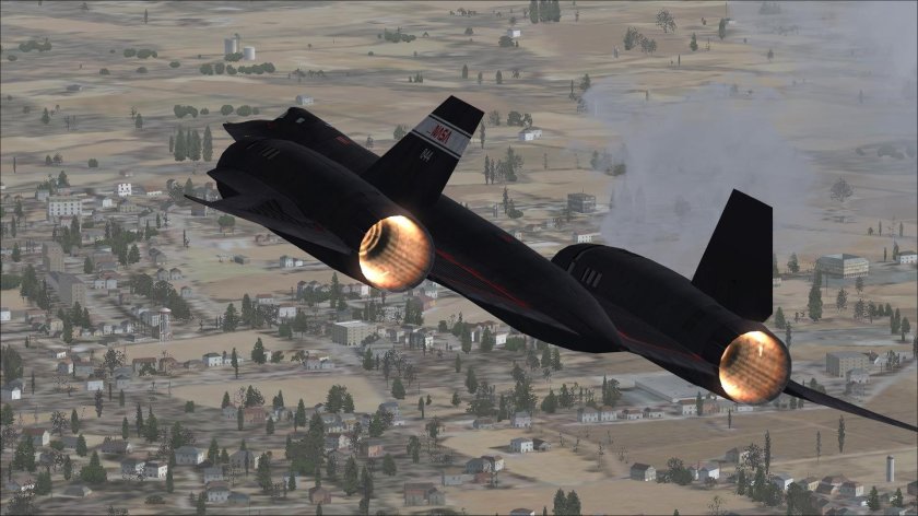 Самолет SR-71 Blackbird