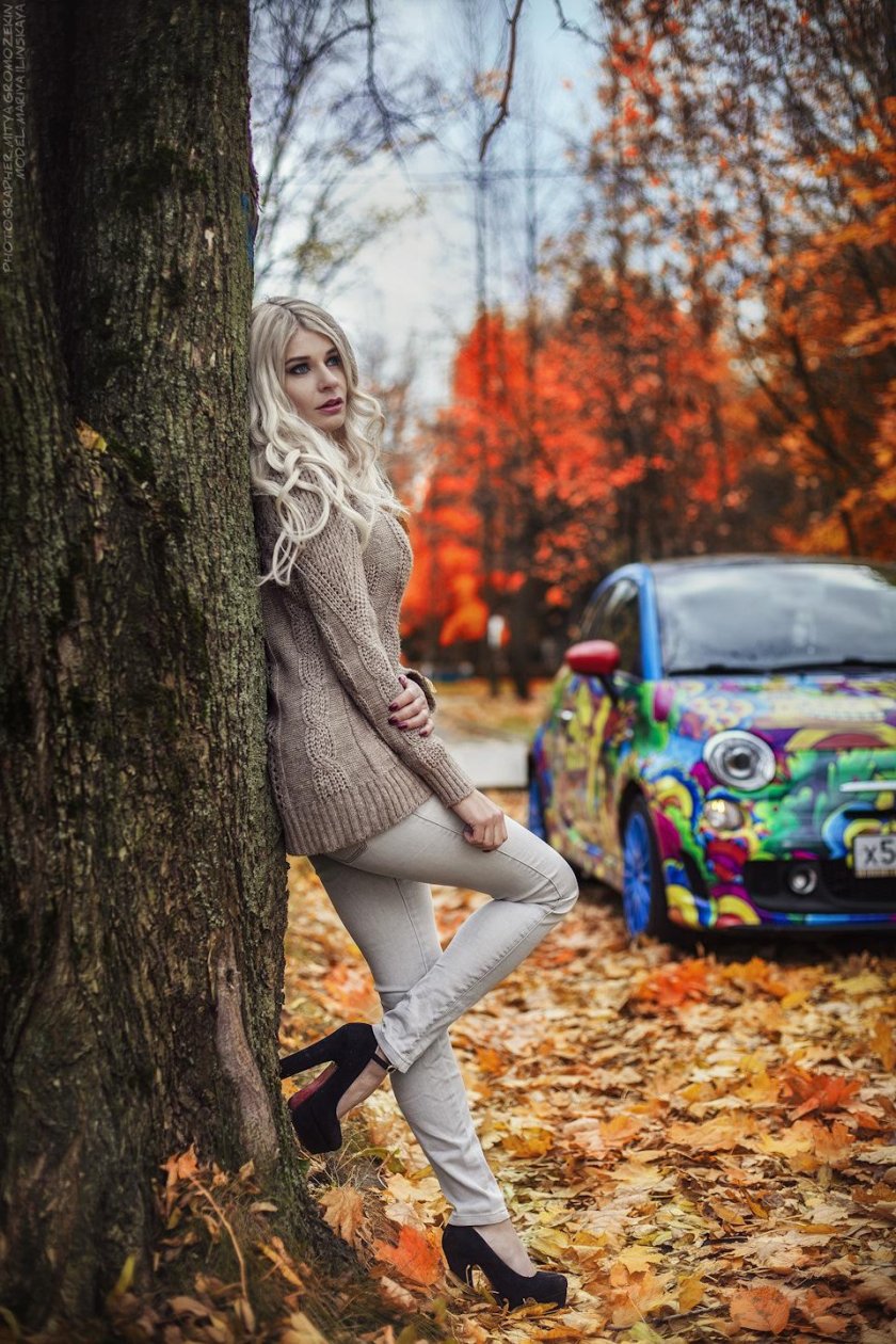 Фотосессия с машиной