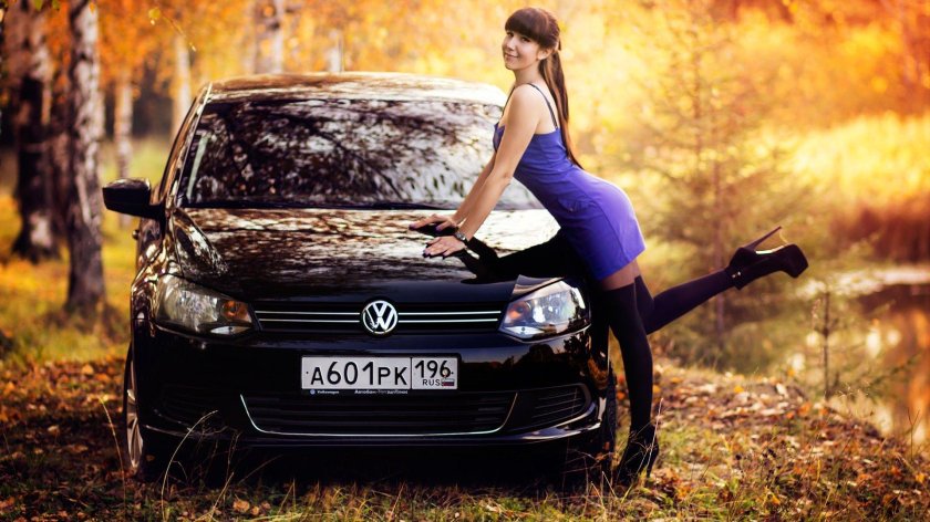 Фотосессия с машиной