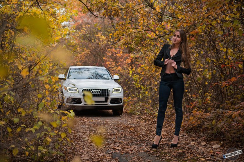 Фотосессия с машиной