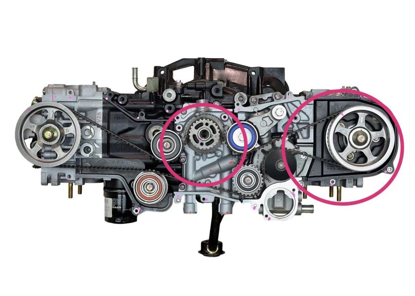 Двигатель Субару 2.5