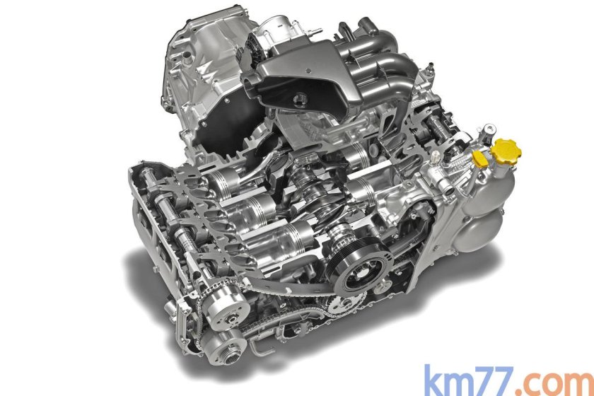 Оппозитный мотор Субару