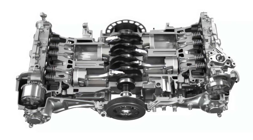 Оппозитный ДВС Субару