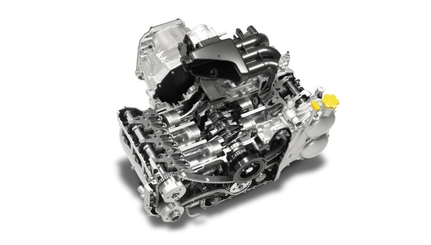 Оппозитный двигатель Субару