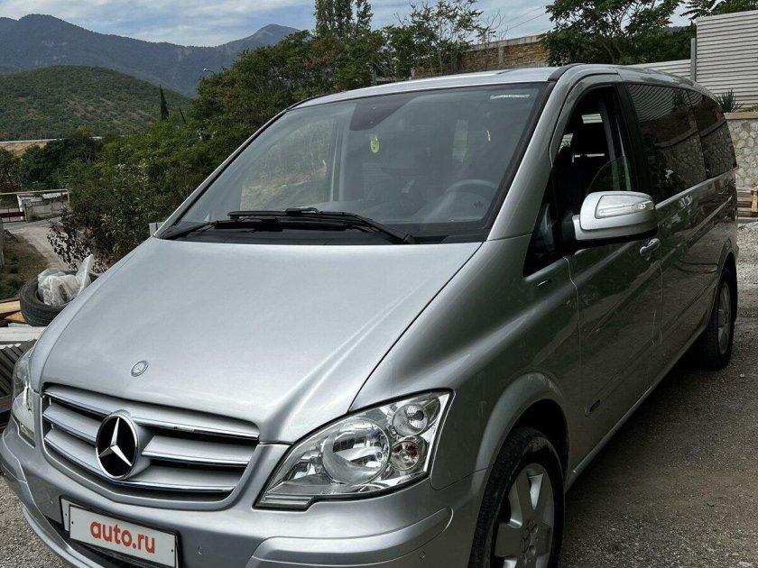 Мерседес виано серебристый