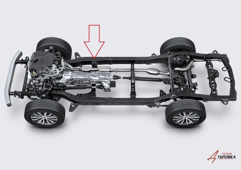 Рама Тойота ленд Крузер 200