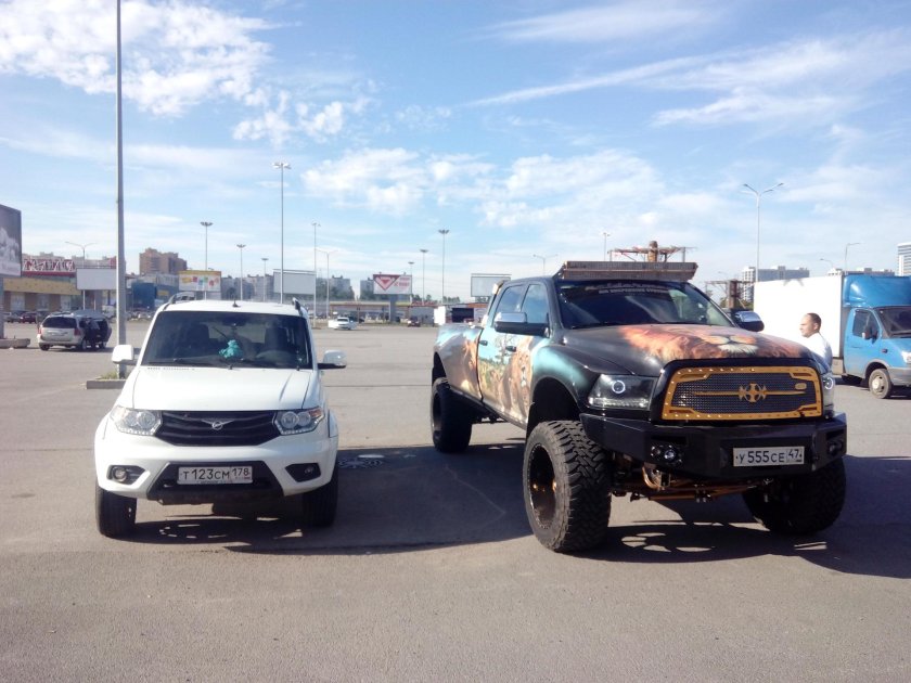 Тойота тундра и Патриот