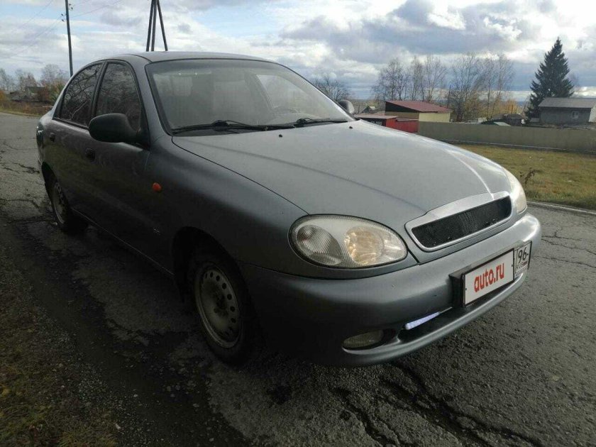 Шевроле Ланос серый цвет