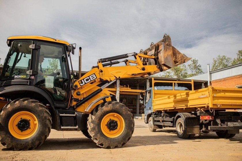 Услуги экскаватора погрузчика