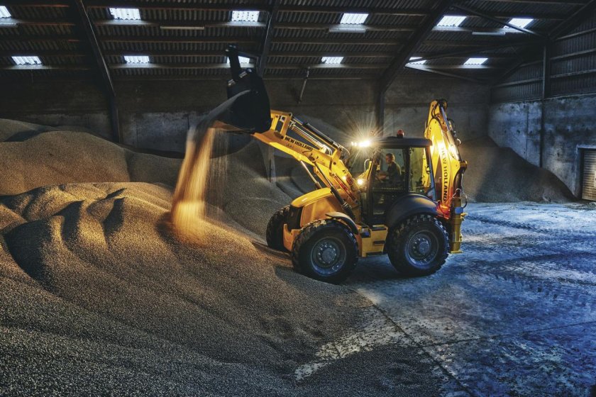 Экскаватор погрузчик Холланд