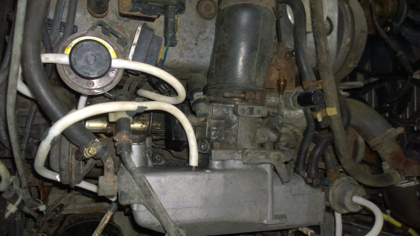 Исузу Трупер 4ze1 вакуумные шланги