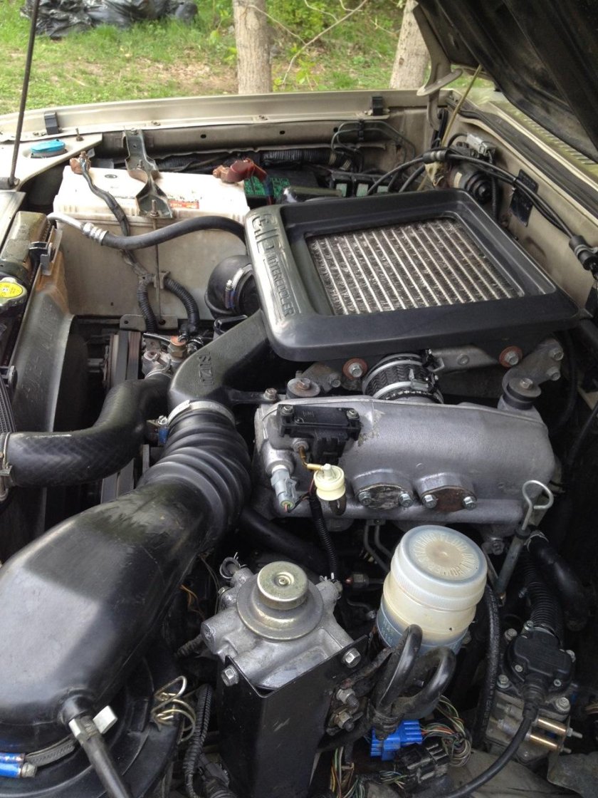 Isuzu Bighorn под капотом