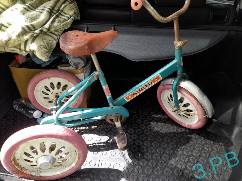 Велосипед трехколесный советский кроха