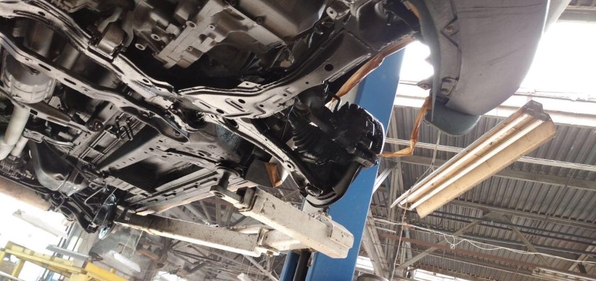 Mazda CX 5 днище