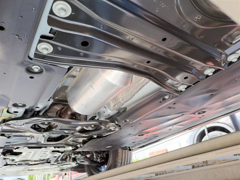 Днище автомобиля