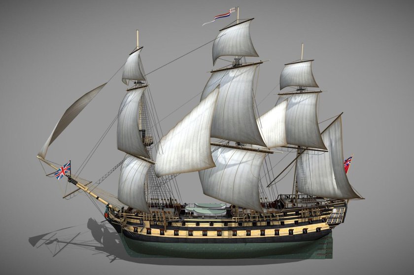 Мановар линейный корабль