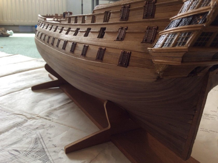 Парусный корабль le fleuron 1729