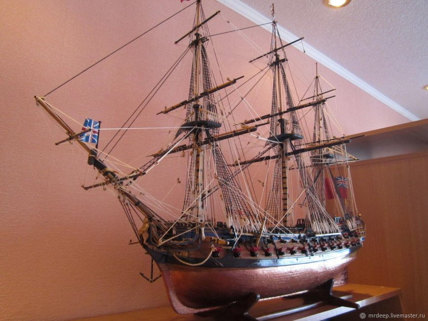 Модель парусного корабля Беллона