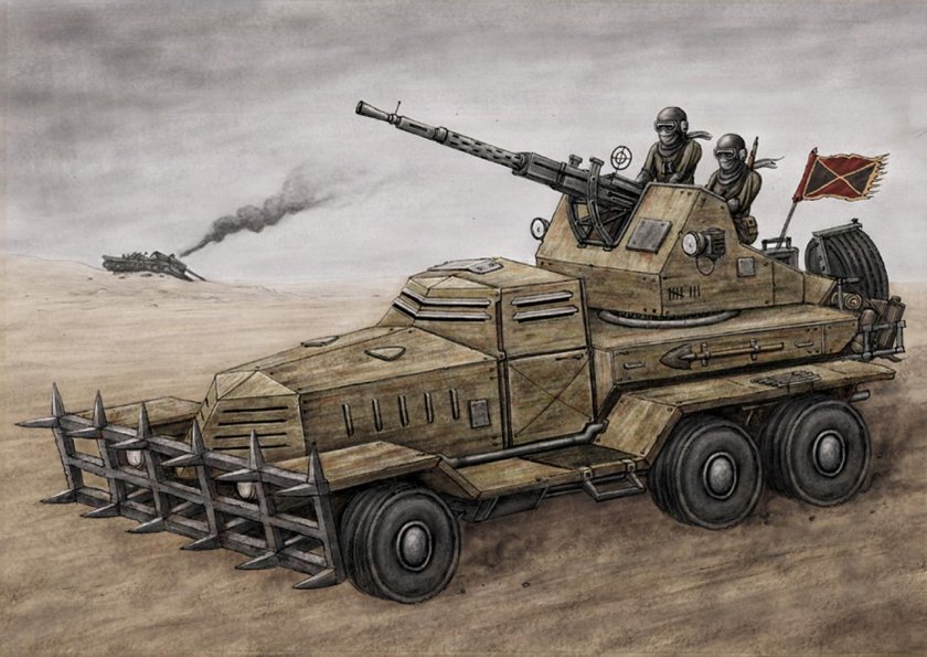 КРАЗ 255 постапокалипсис