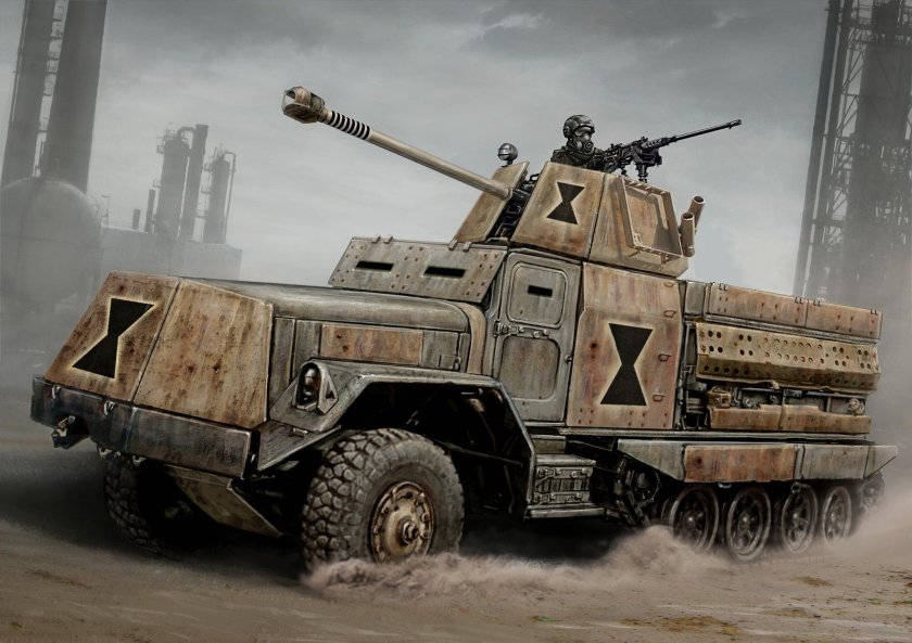 Бронемашины дизельпанк