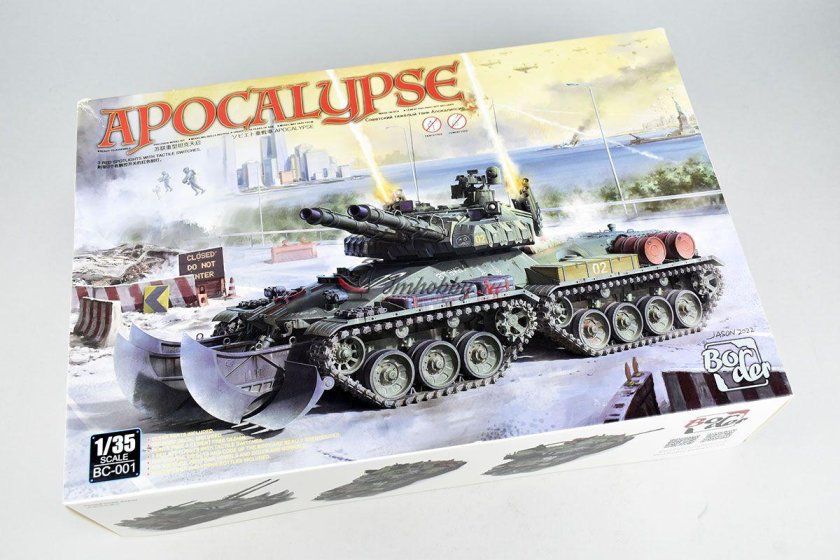 BC-001 border model 1/35 Советский танк апокалипсис