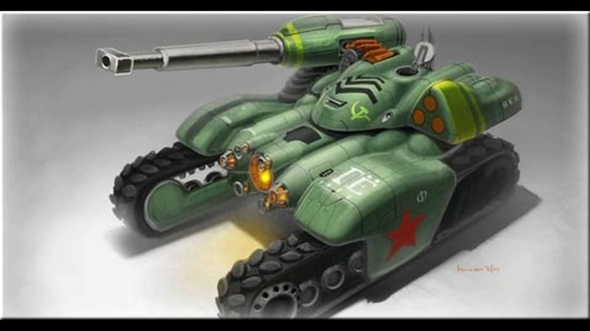 Танк молот ред Алерт