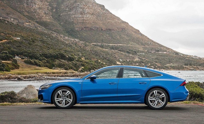 Audi a7 Firmament Blue