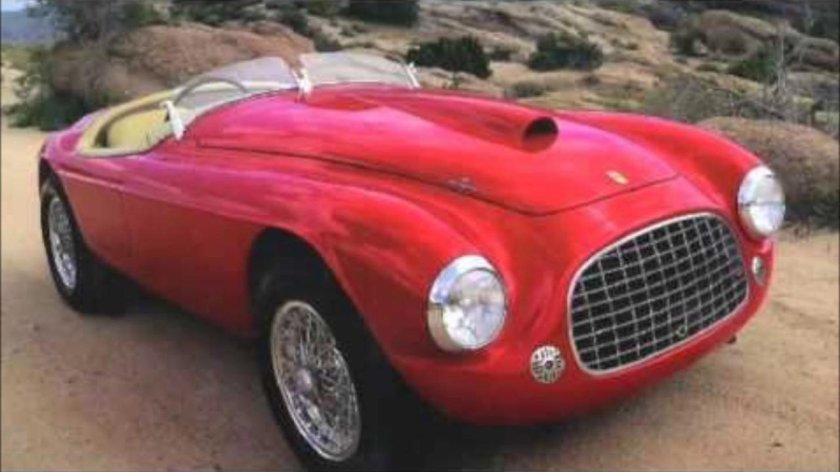 Ferrari 166 Red Barchetta