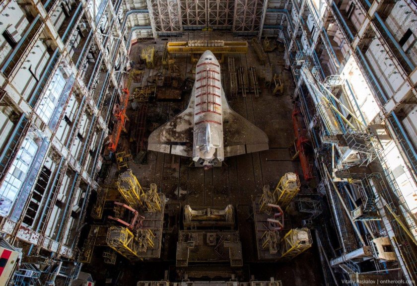 Байконур заброшенный буран