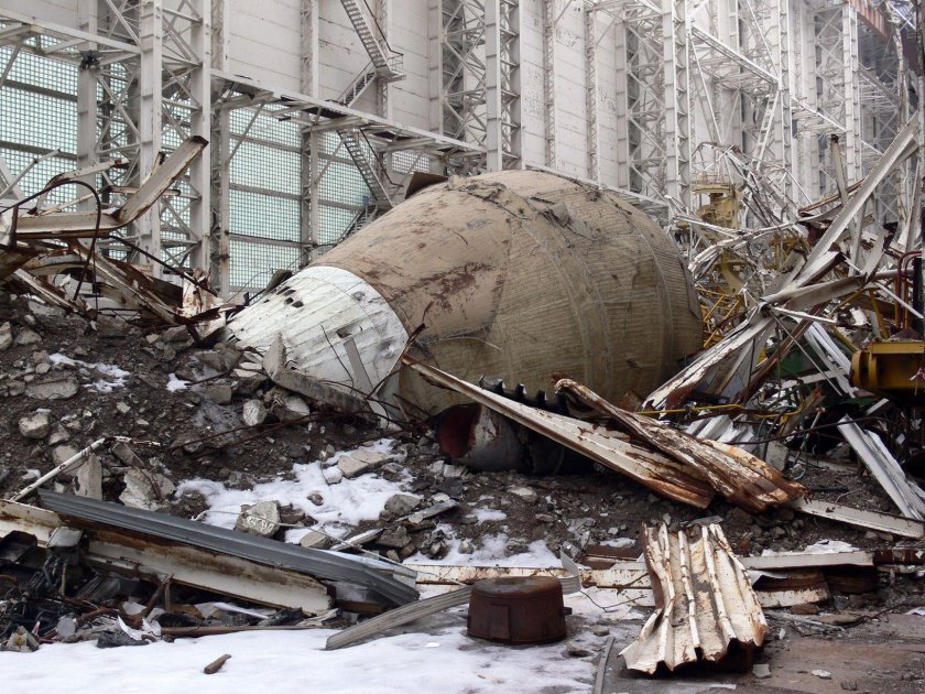 Обвал крыши Байконур 2002 Буран