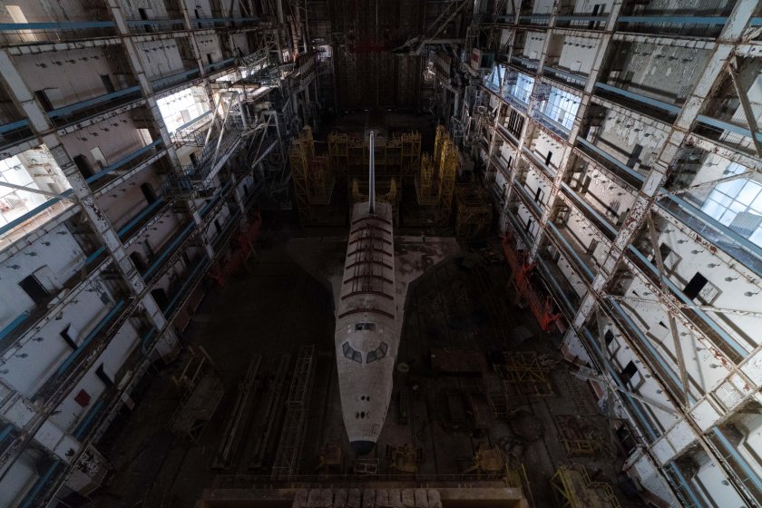 Байконур заброшенный Буран