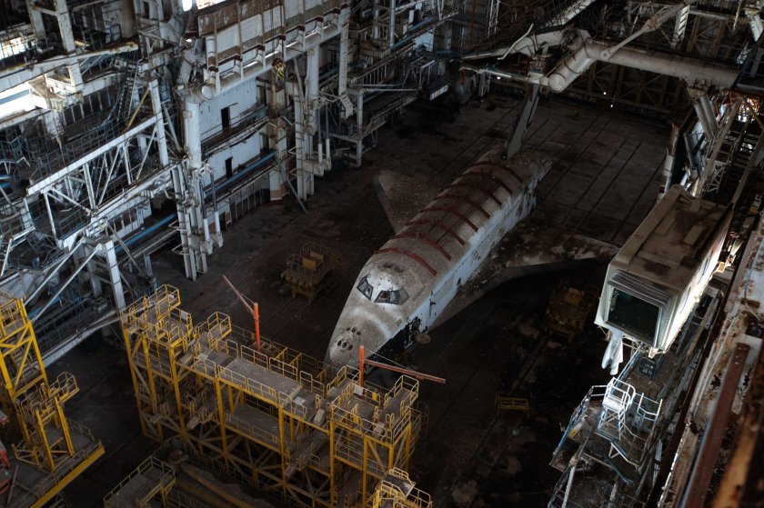 Байконур заброшенный Буран