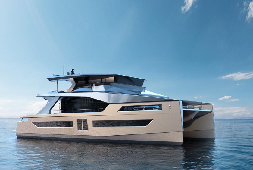 Яхта на солнечных батареях