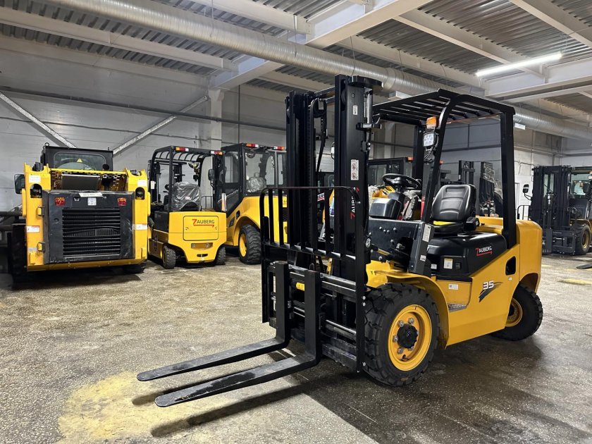 Экскаваторы и погрузчики Зауберг