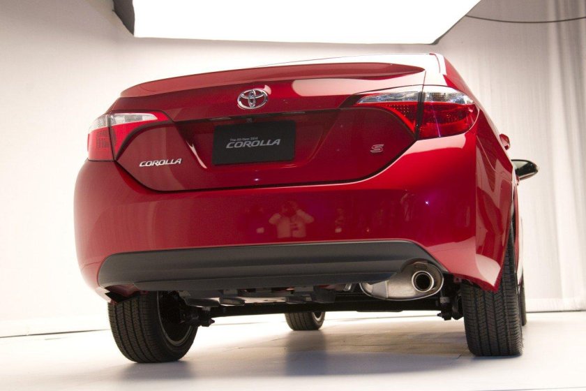 Тойота Королла 2014 год вид сзади