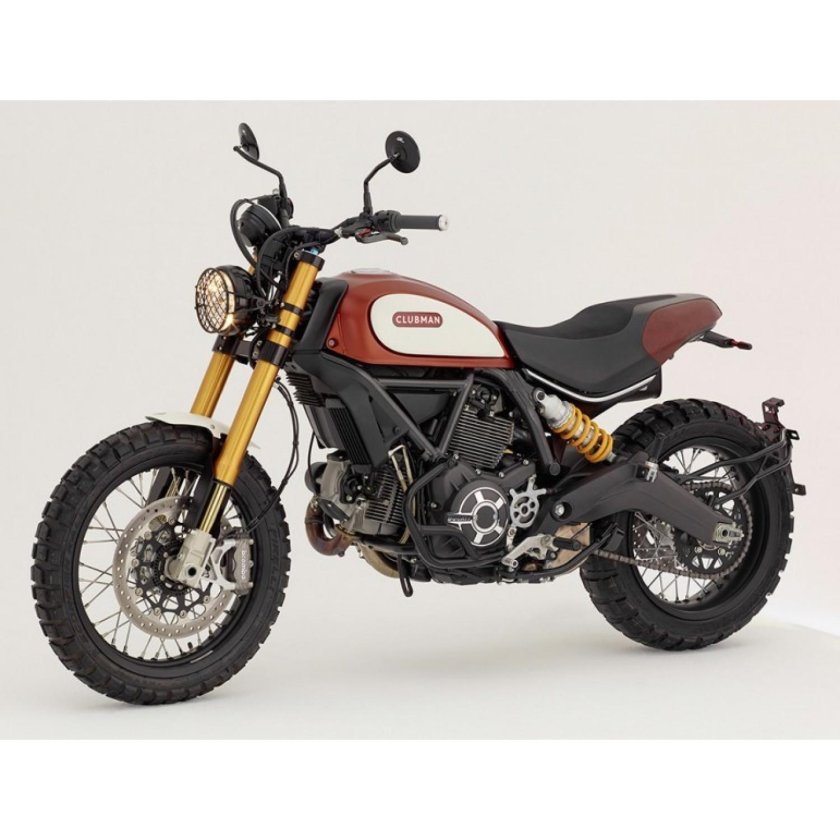 Мотоцикл скремблер 200