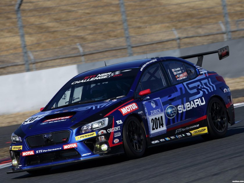 Гоночная Субару WRX