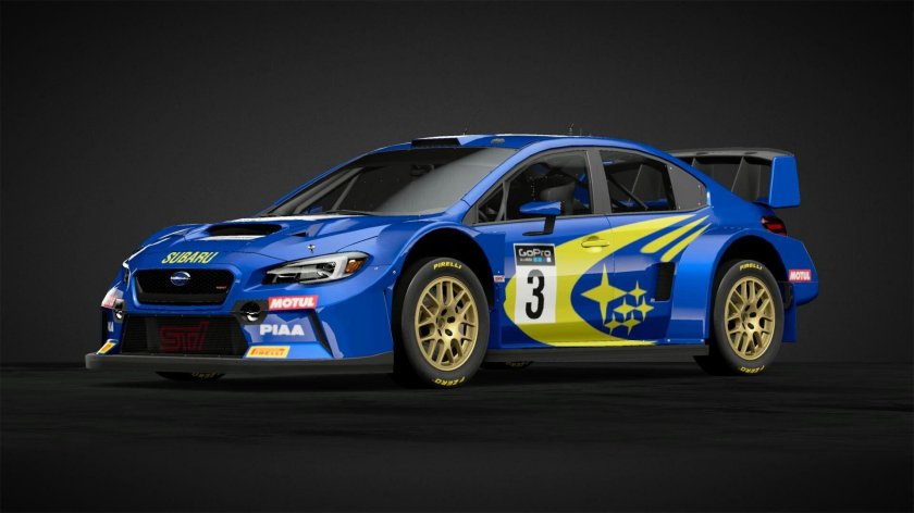 Субару Импреза WRX STI раллийная