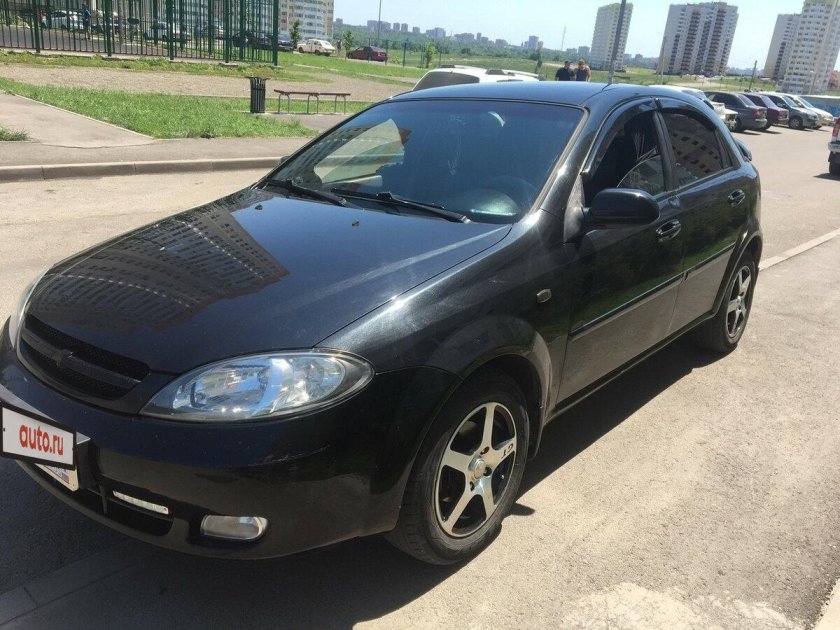 Chevrolet Lacetti 2004 чёрная
