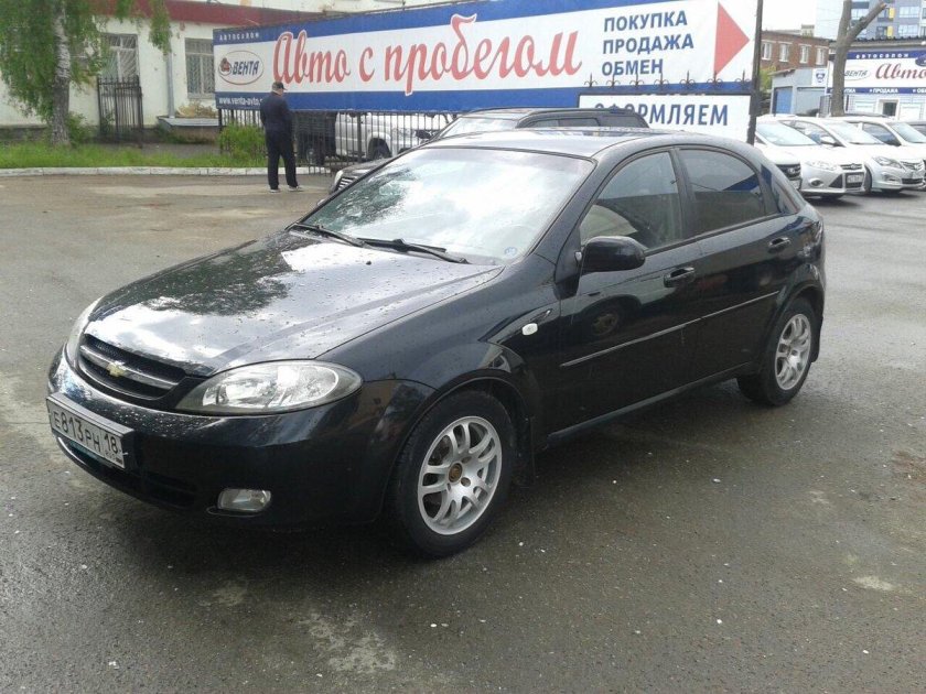 Шевроле Лачетти хэтчбек черный