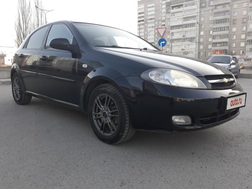 Шевроле Лачетти 2006 черная