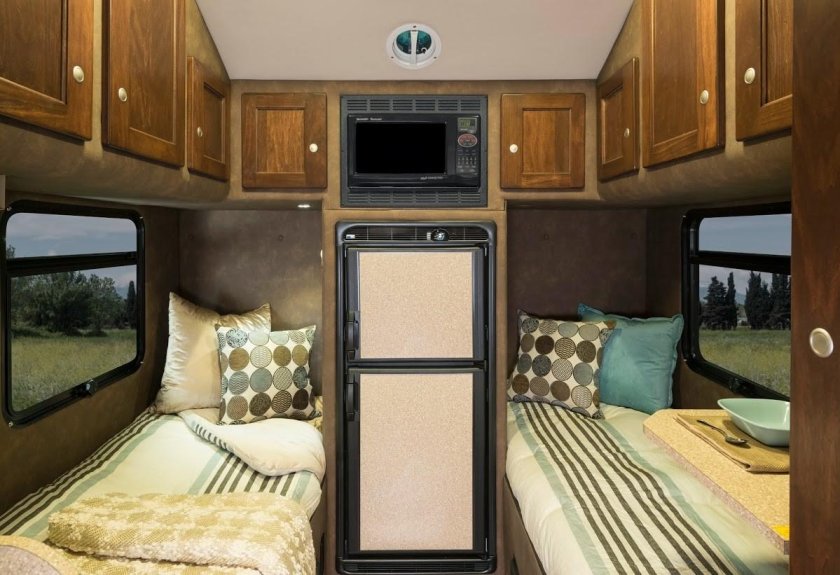 Американский грузовик Фредлайнер внутри