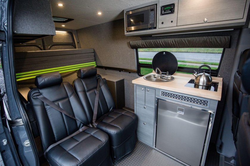 Mercedes Sprinter Camper van Interior