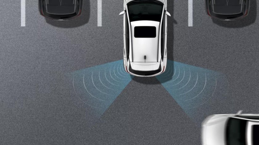 Наклейка слепая зона на грузовик