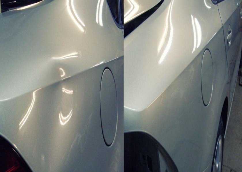 Вмятина на кузове