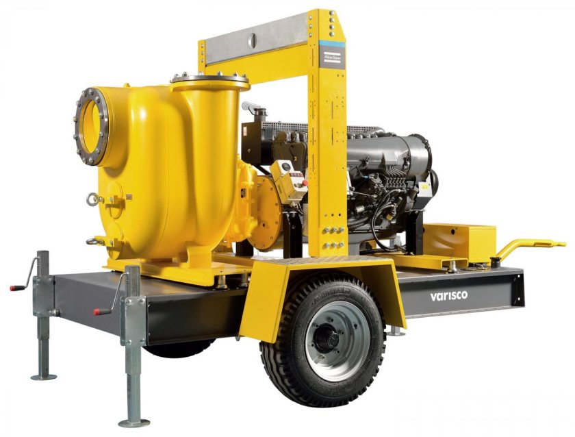 Дизельная мотопомпа Varisco JD 6-250 g10 fkl10 Trailer