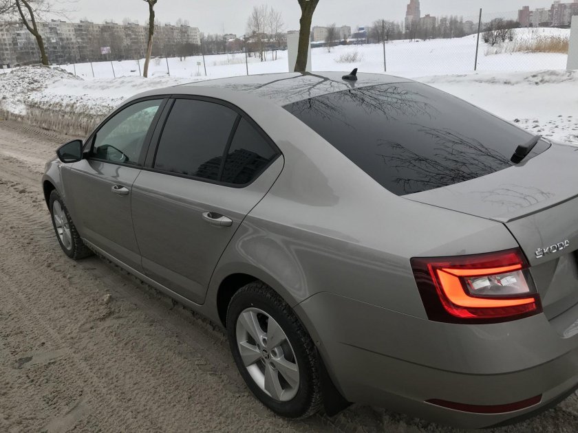 Skoda Octavia a7 тонировка