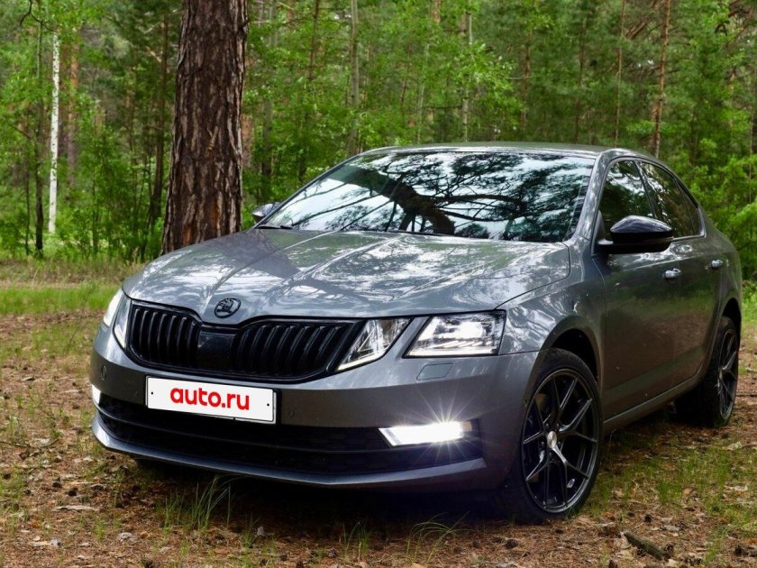 Шкода октавия 2018 серая
