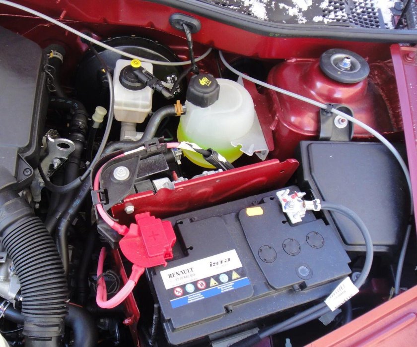 Подкапотка Рено Логан 1.4